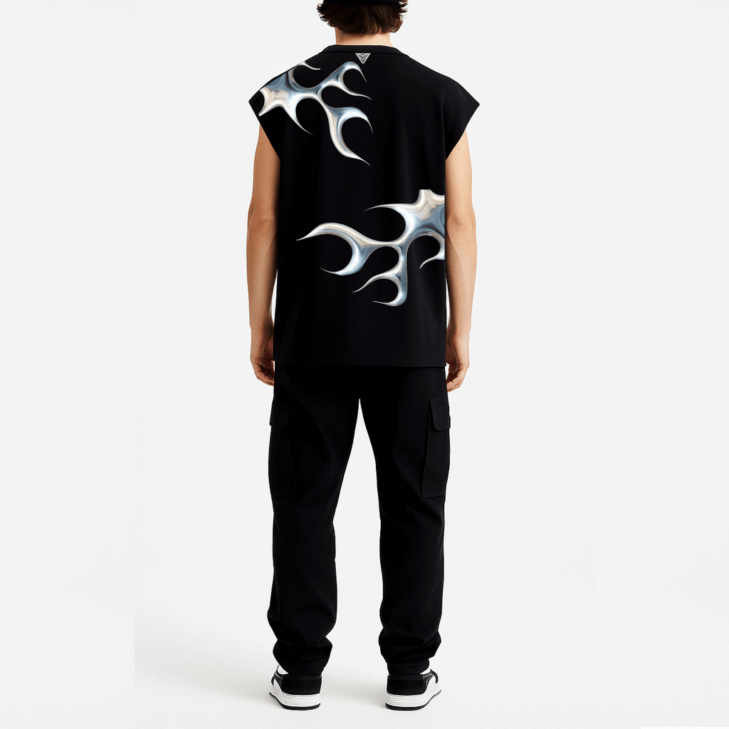Dolce Vio "Chrome Inferno" Graphic Vest