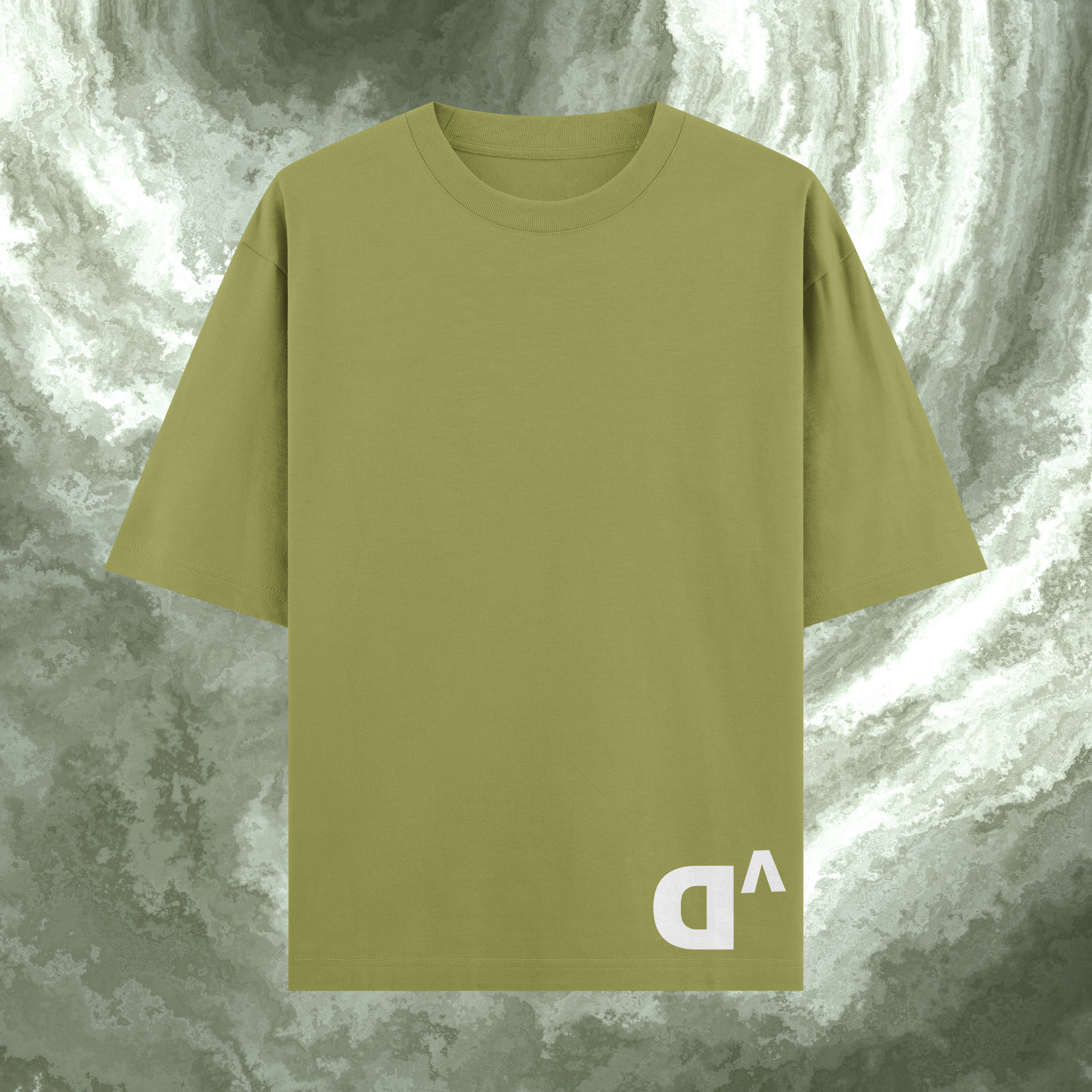 Delca Vio Signature "Earthy D" Olive Green Tee