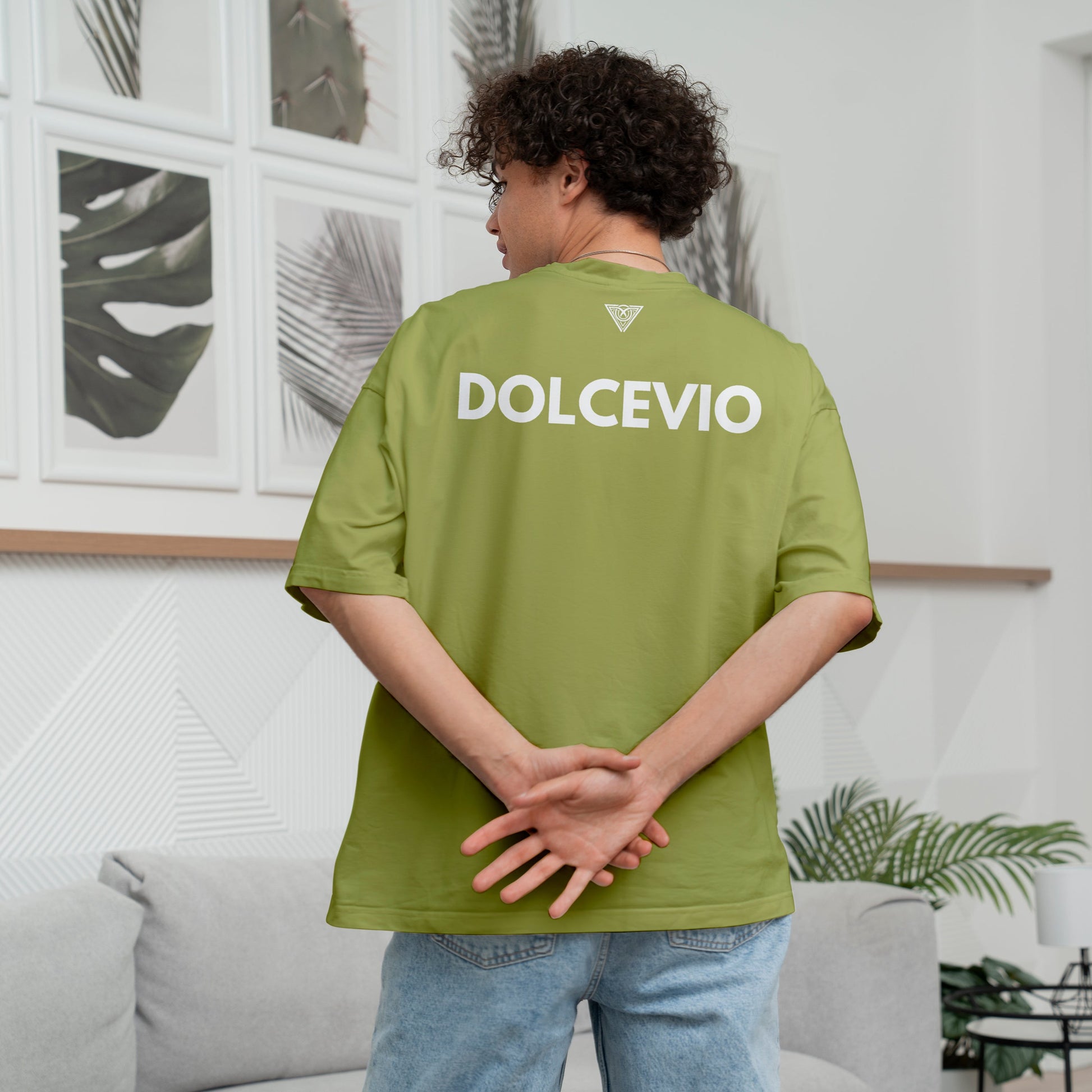 Dolce Vio Signature "Earthy D" Olive Green Tee