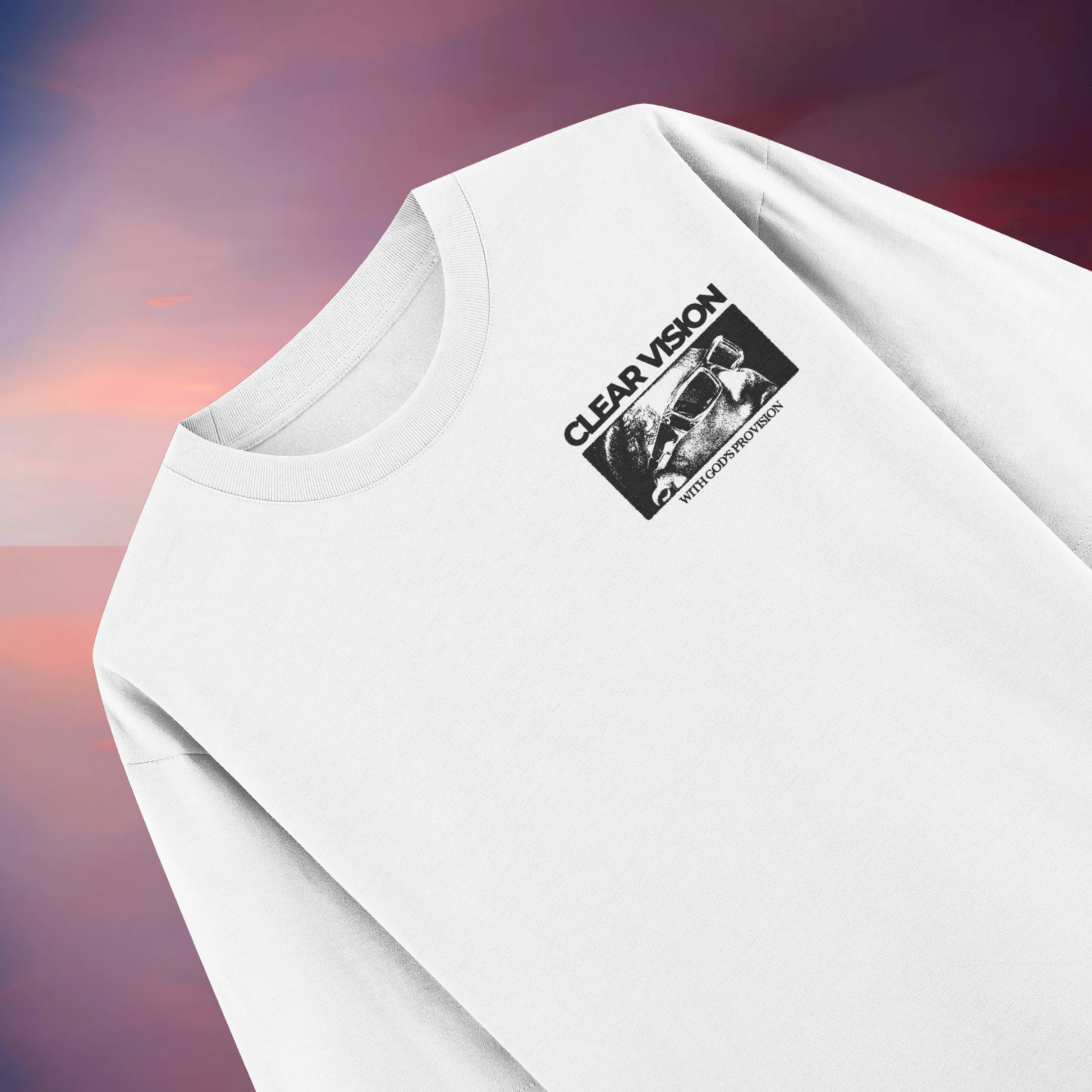 Dolce Vio "Dual Perspective" Graphic White T-Shirt