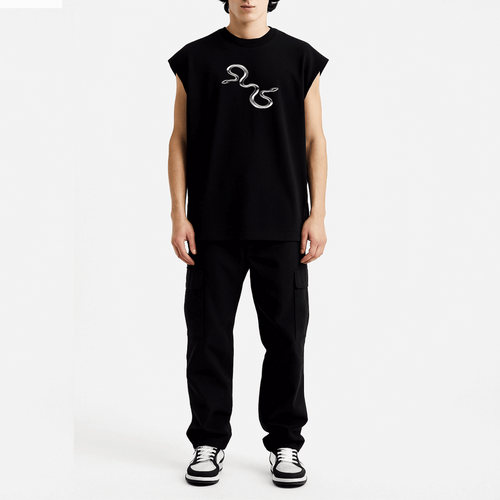 Dolce Vio "Coiled Silver" Graphic Vest