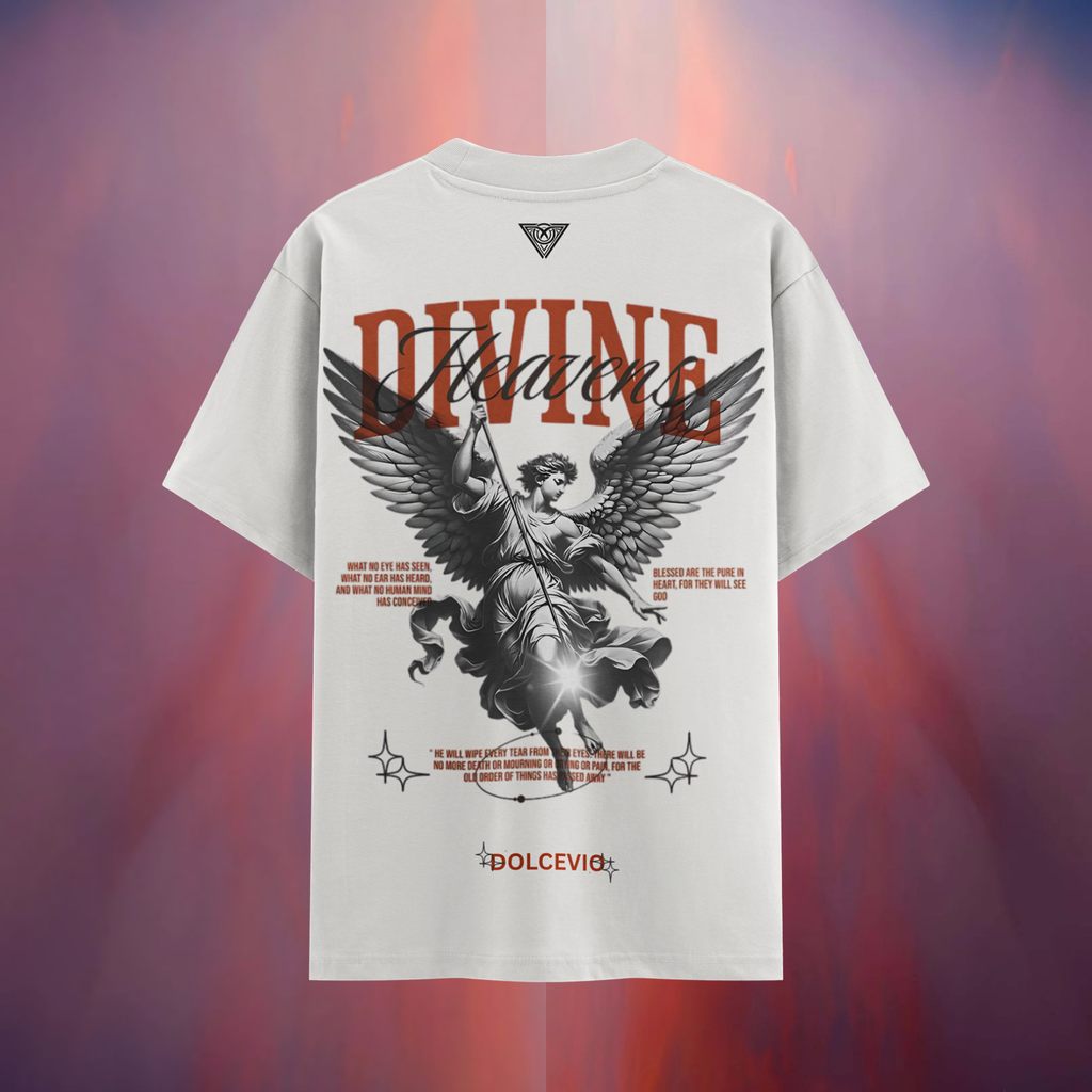 Dolce Vio "Divine Wings" Graphic White T-Shirt