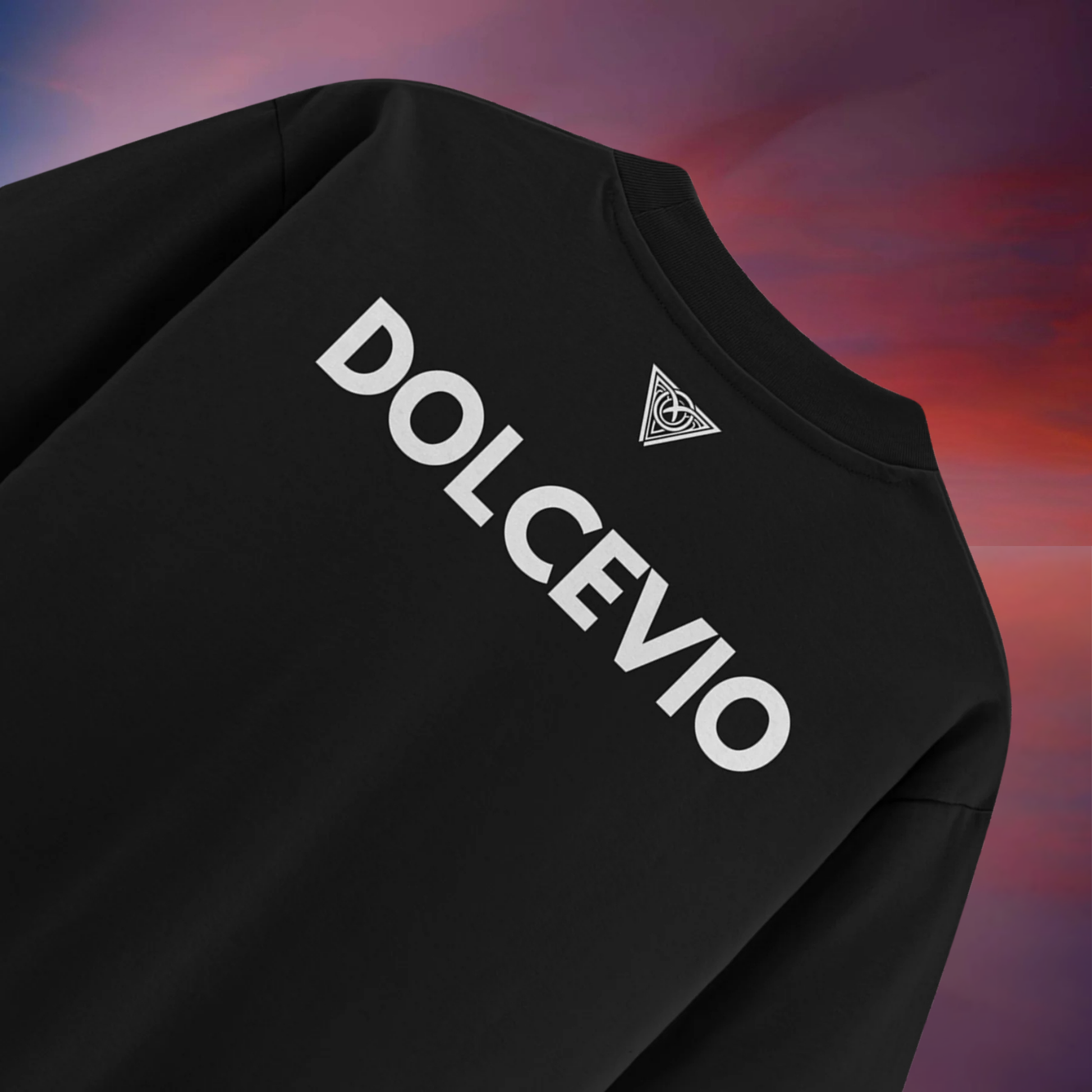 Dolce Vio Signature "Bold D" Black Tee