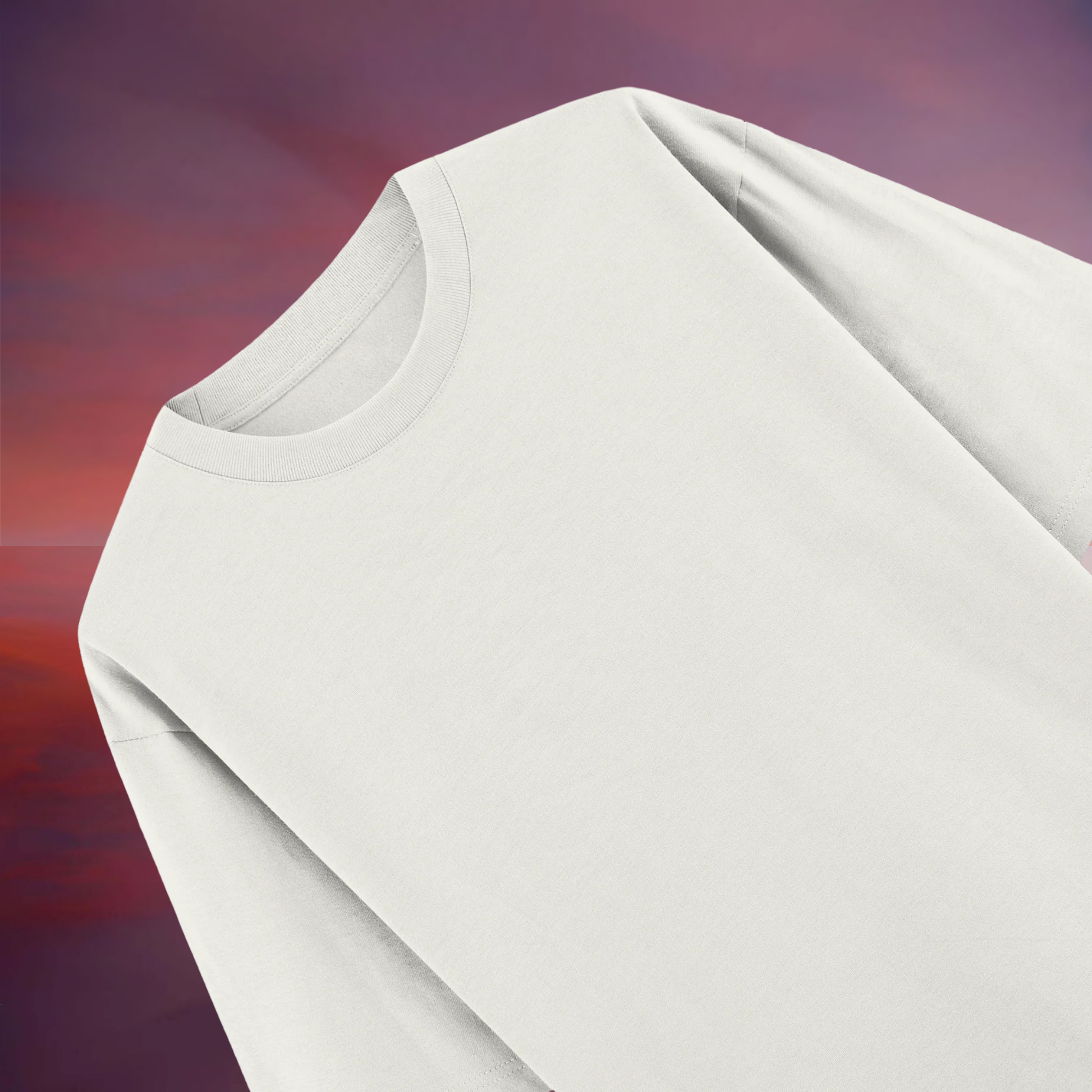 Dolce Vio Luxe French Terry Tee - Ivory Cloud