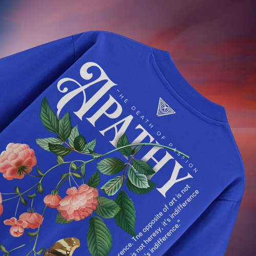 Dolce Vio "Apathy Bloom" Royal Blue Graphic T-Shirt