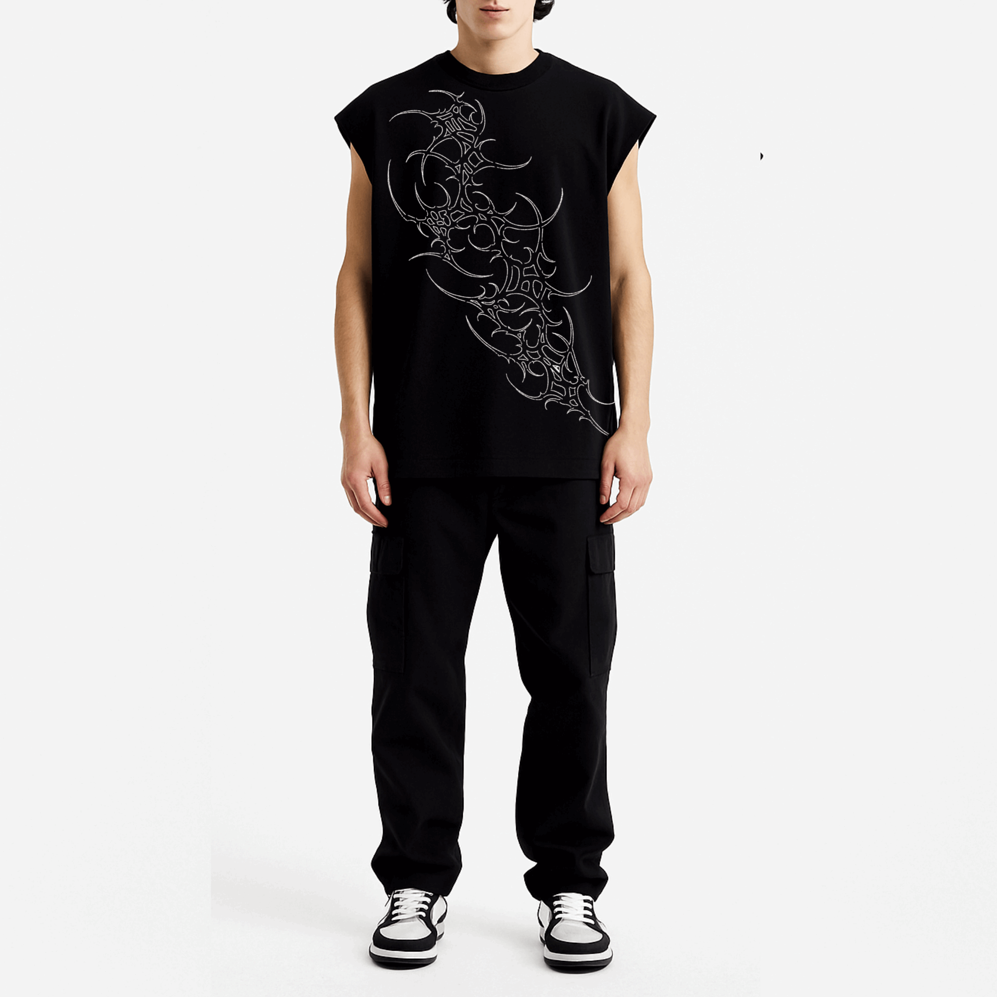 Dolce Vio "Serpentine Glyph" Graphic Vest