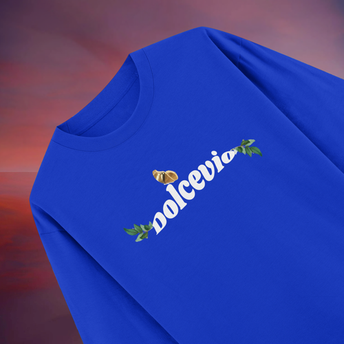 Dolce Vio "Apathy Bloom" Royal Blue Graphic T-Shirt