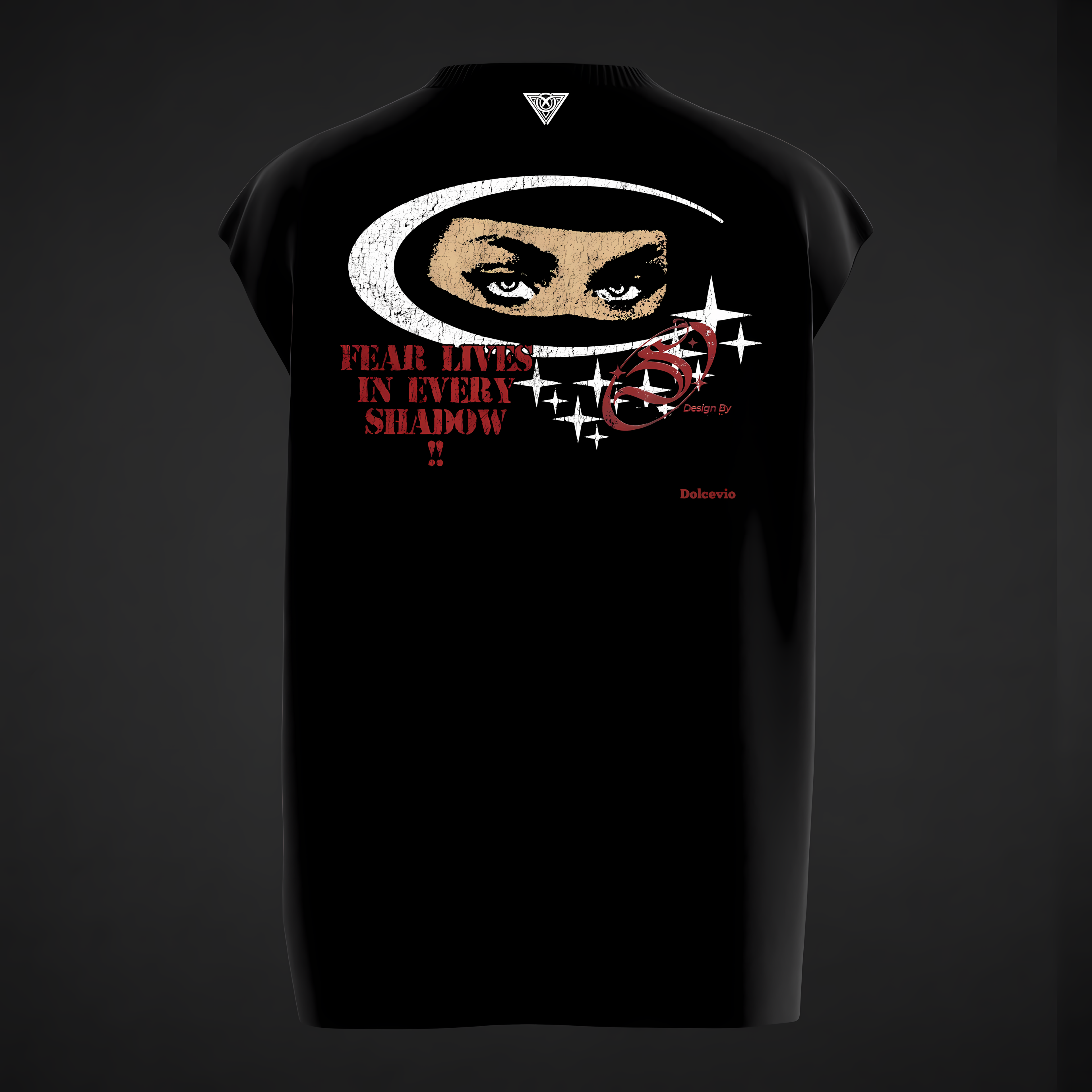 Dolce Vio "Shadow Gaze" Graphic Vest