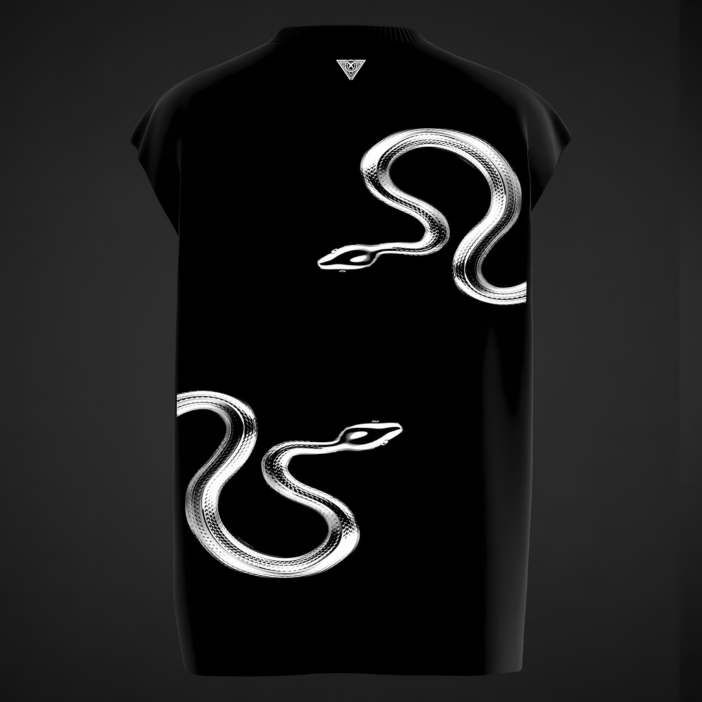 Dolce Vio "Coiled Silver" Graphic Vest