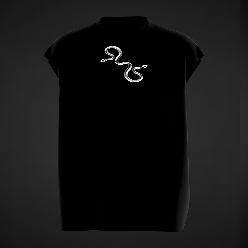 Dolce Vio "Coiled Silver" Graphic Vest