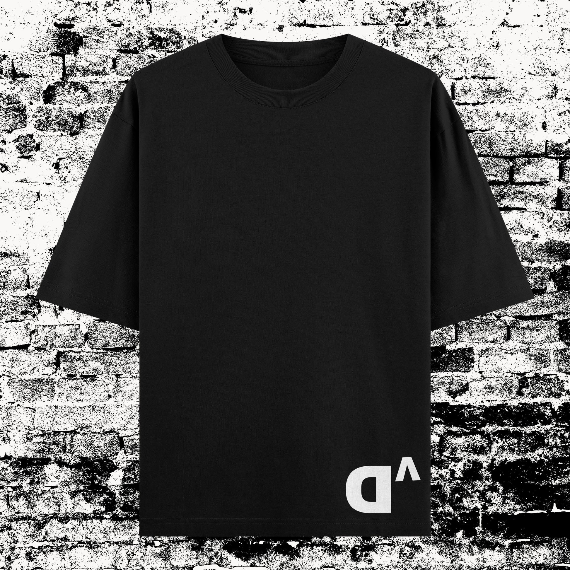 Delca Vio Signature "Bold D" Black Tee