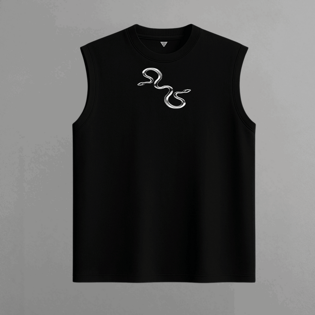 Dolce Vio "Coiled Silver" Graphic Vest