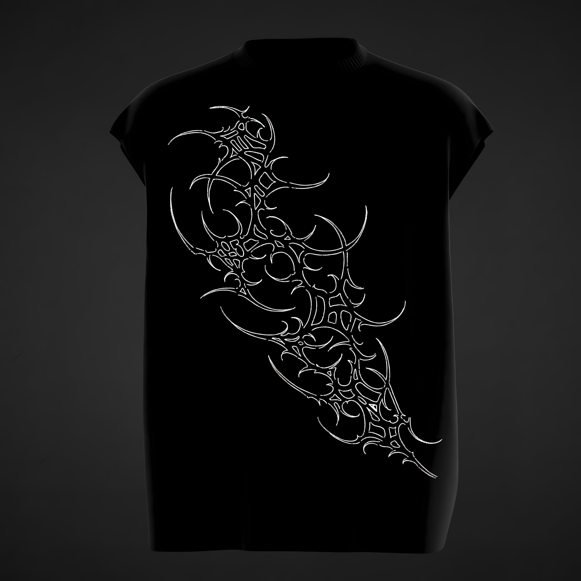 Dolce Vio "Serpentine Glyph" Graphic Vest