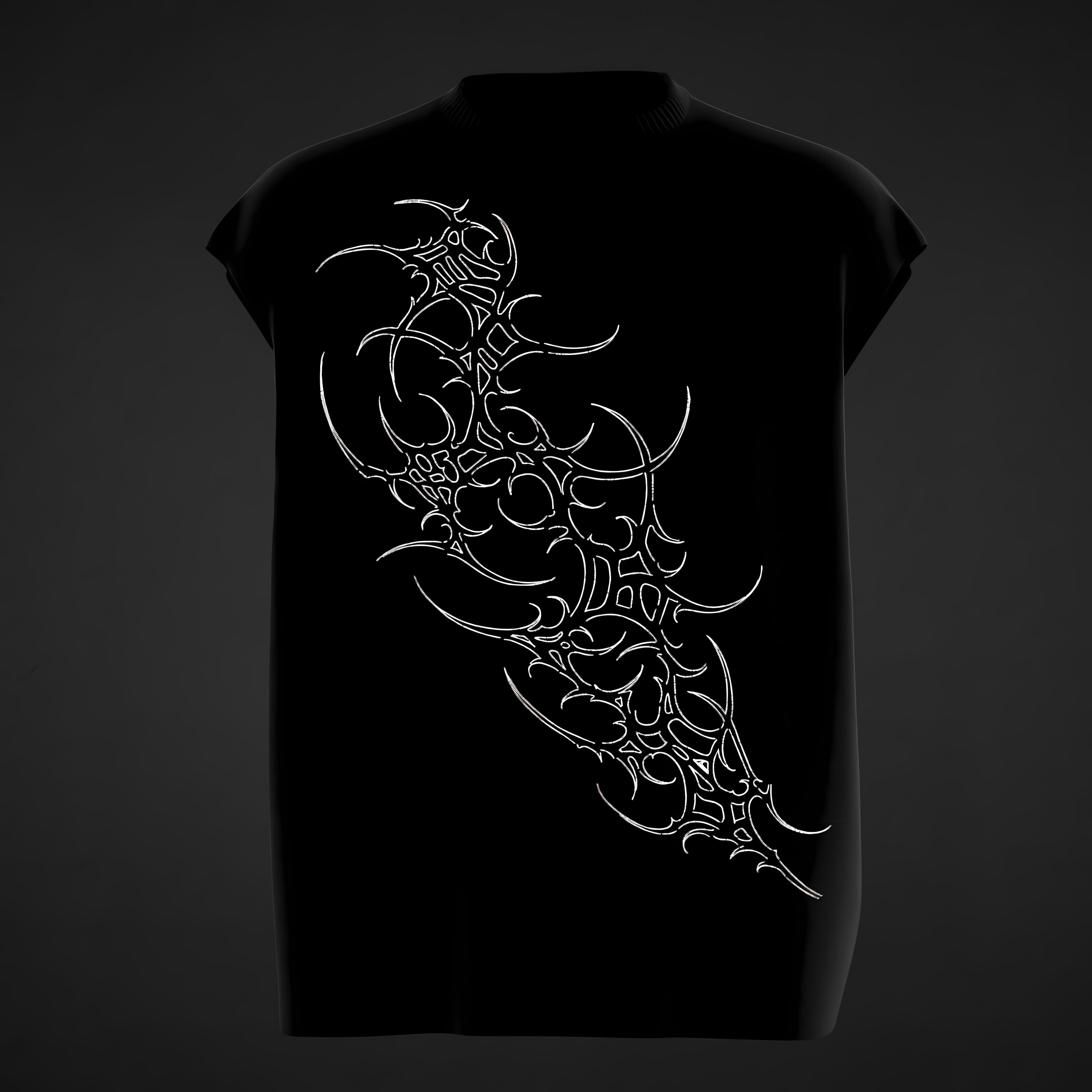 Dolce Vio "Serpentine Glyph" Graphic Vest