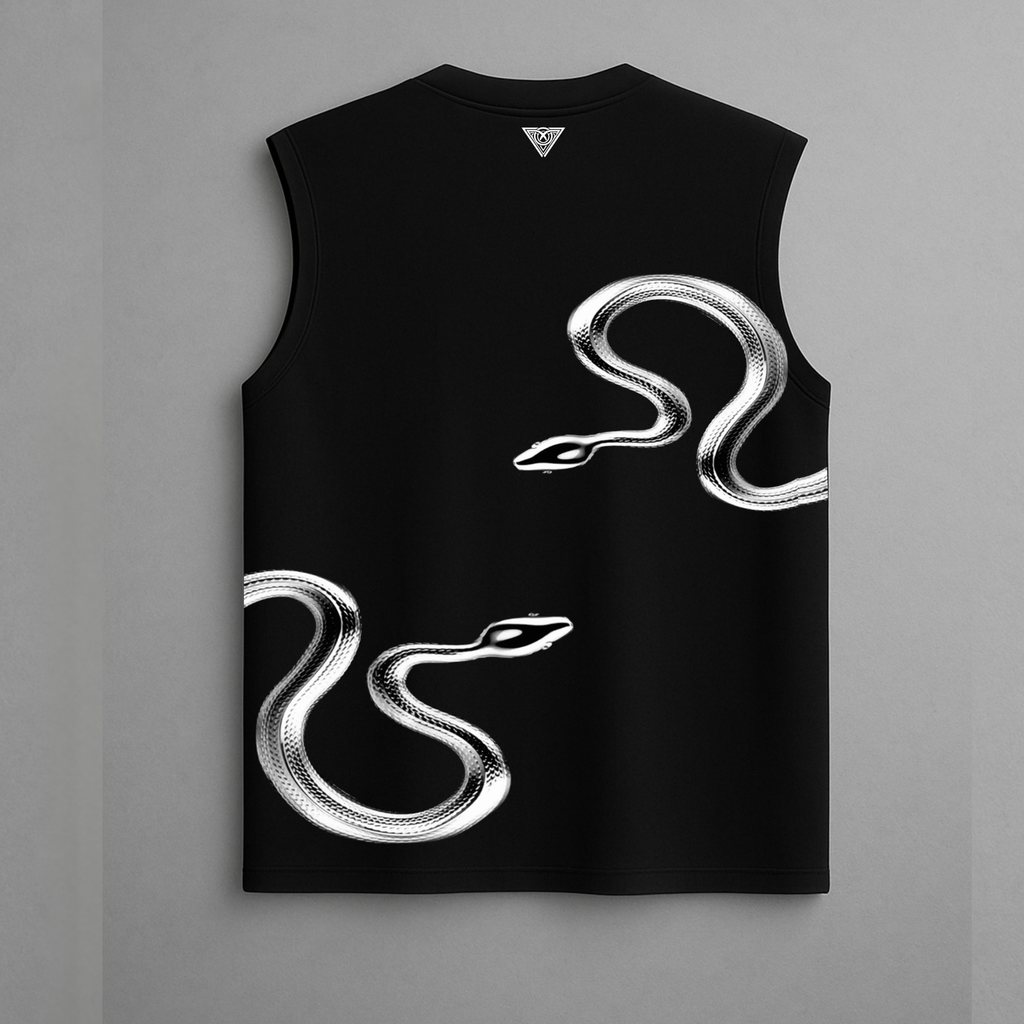 Dolce Vio "Coiled Silver" Graphic Vest