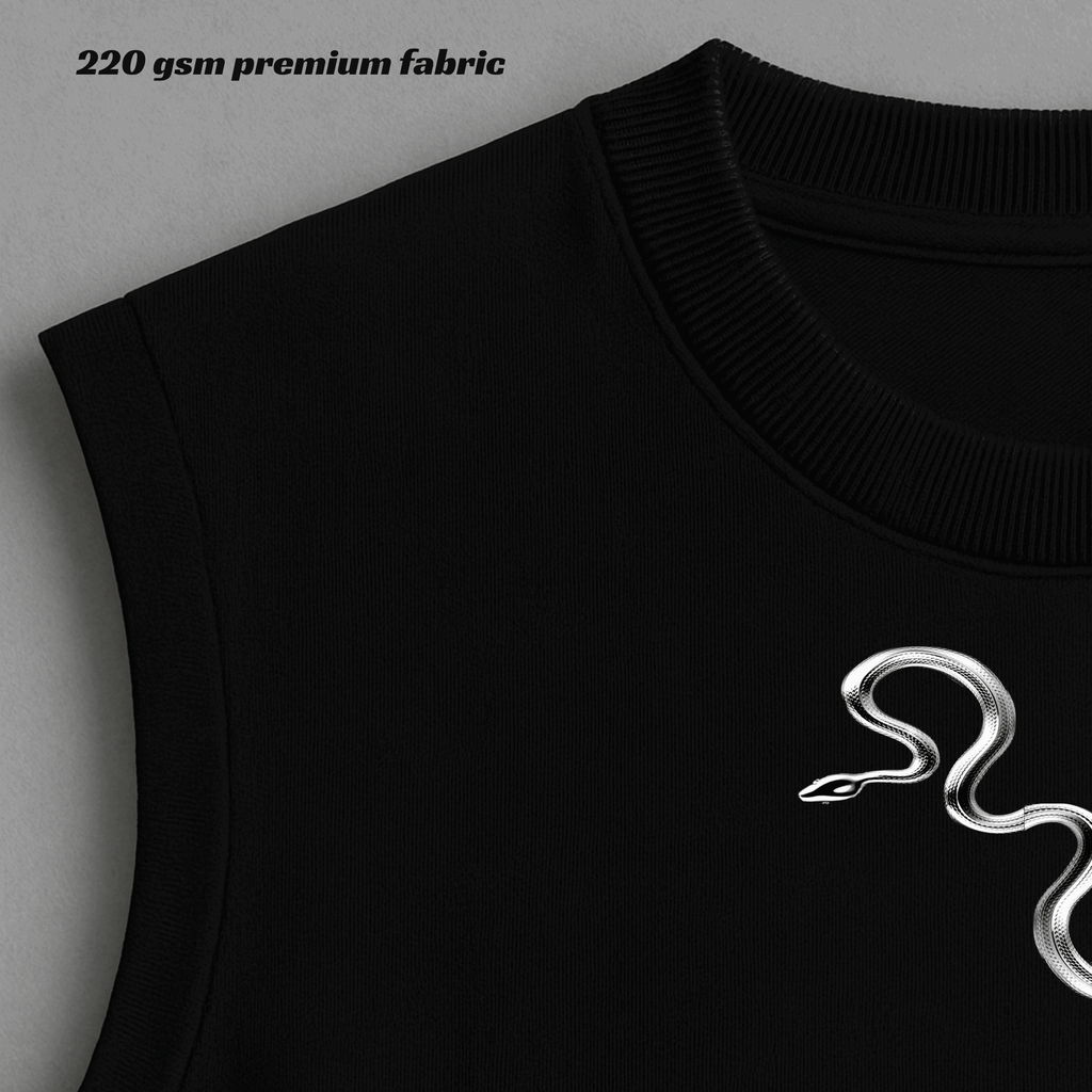 Dolce Vio "Coiled Silver" Graphic Vest