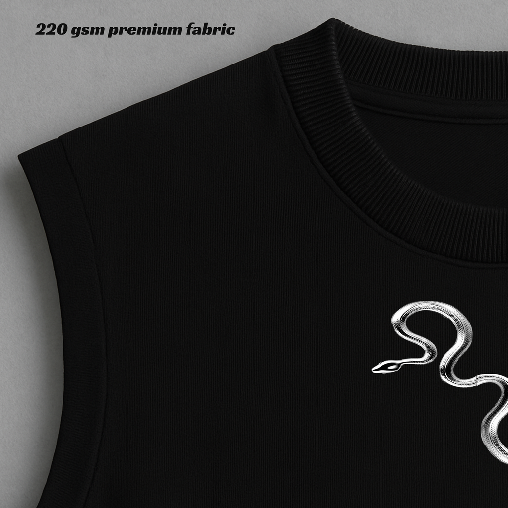 Dolce Vio "Coiled Silver" Graphic Vest