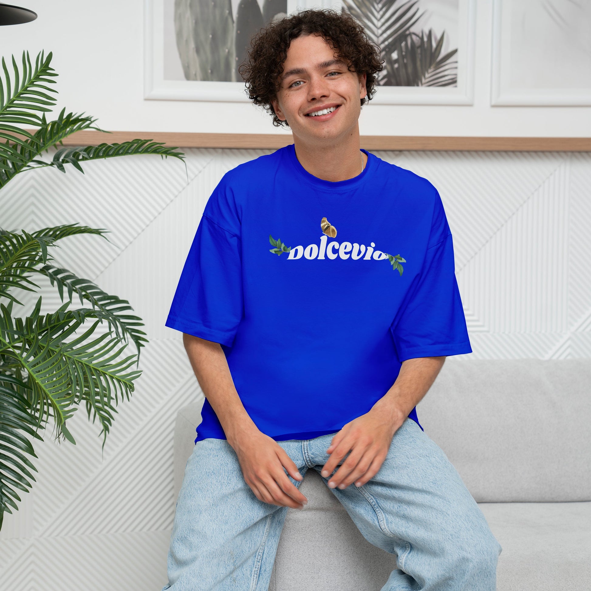 Dolce Vio "Apathy Bloom" Royal Blue Graphic T-Shirt