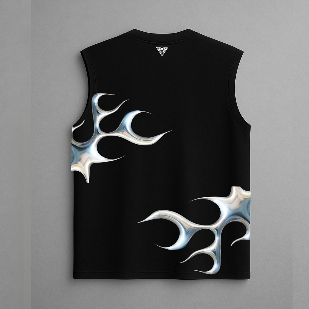 Dolce Vio "Chrome Inferno" Graphic Vest