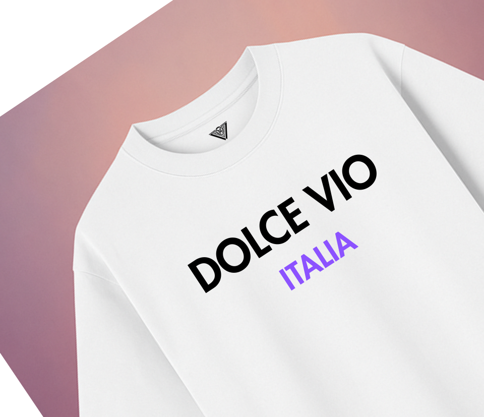 Dolce Vio Italia T-Shirt – Premium Puff Print Edition