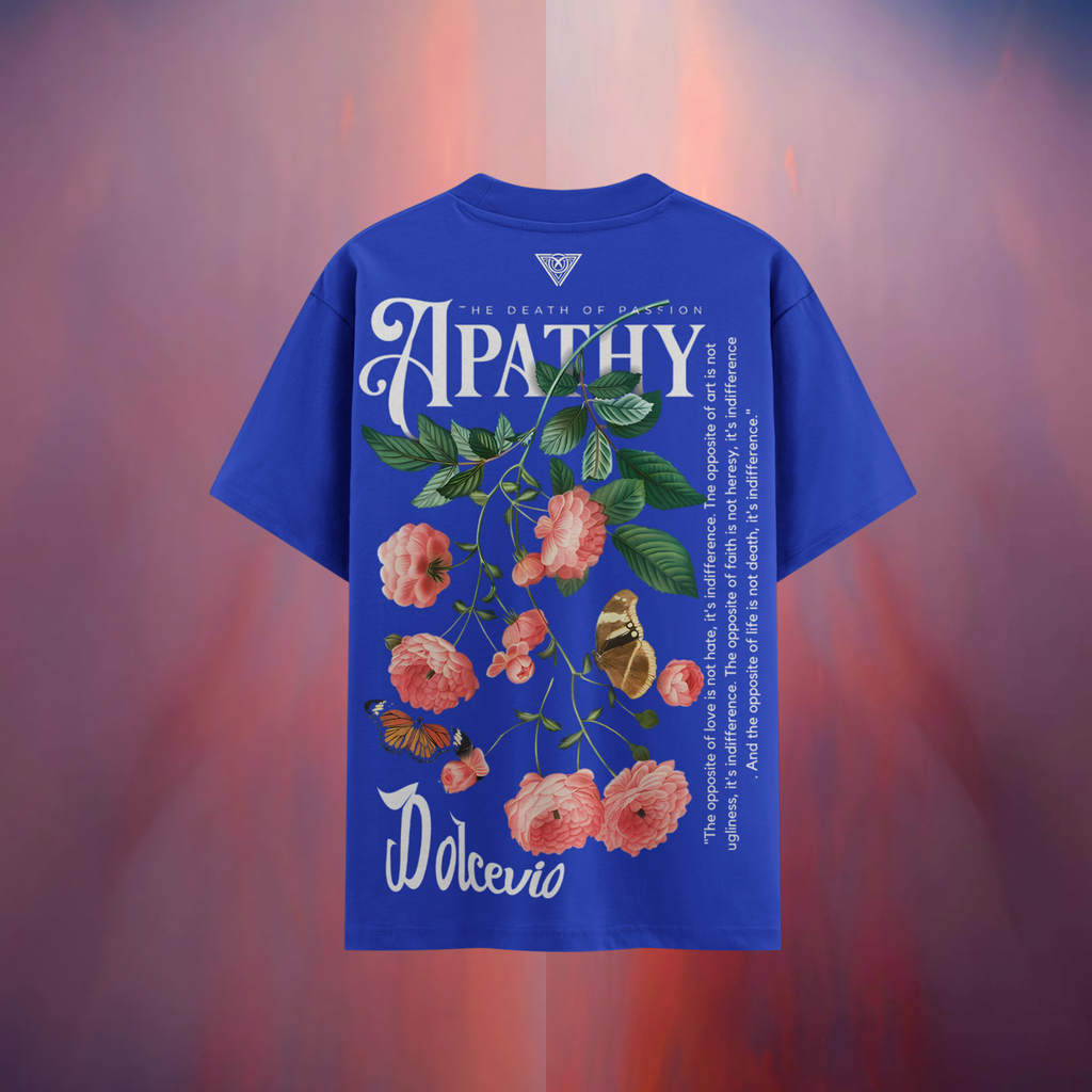Dolce Vio "Apathy Bloom" Royal Blue Graphic T-Shirt