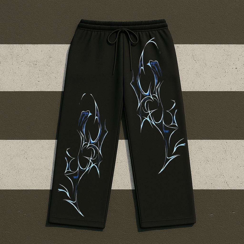 Dolce Vio "Cyberflow Drift" Graphic Sweatpants