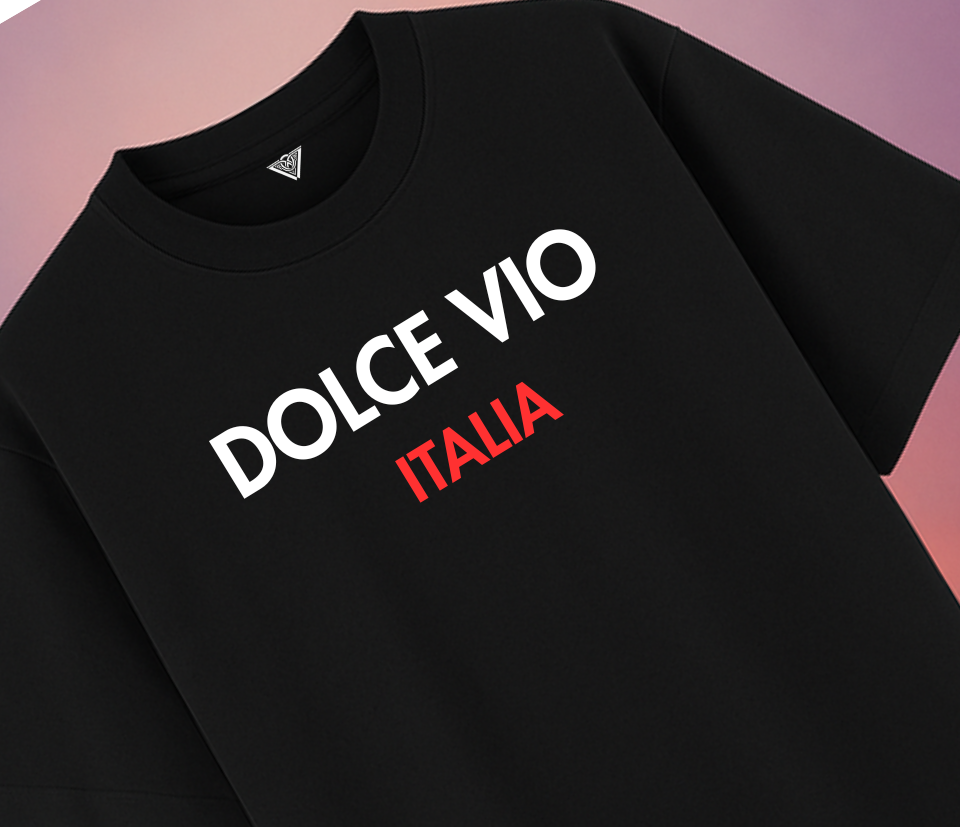 Dolce Vio Italia T-Shirt – Premium Puff Print Edition