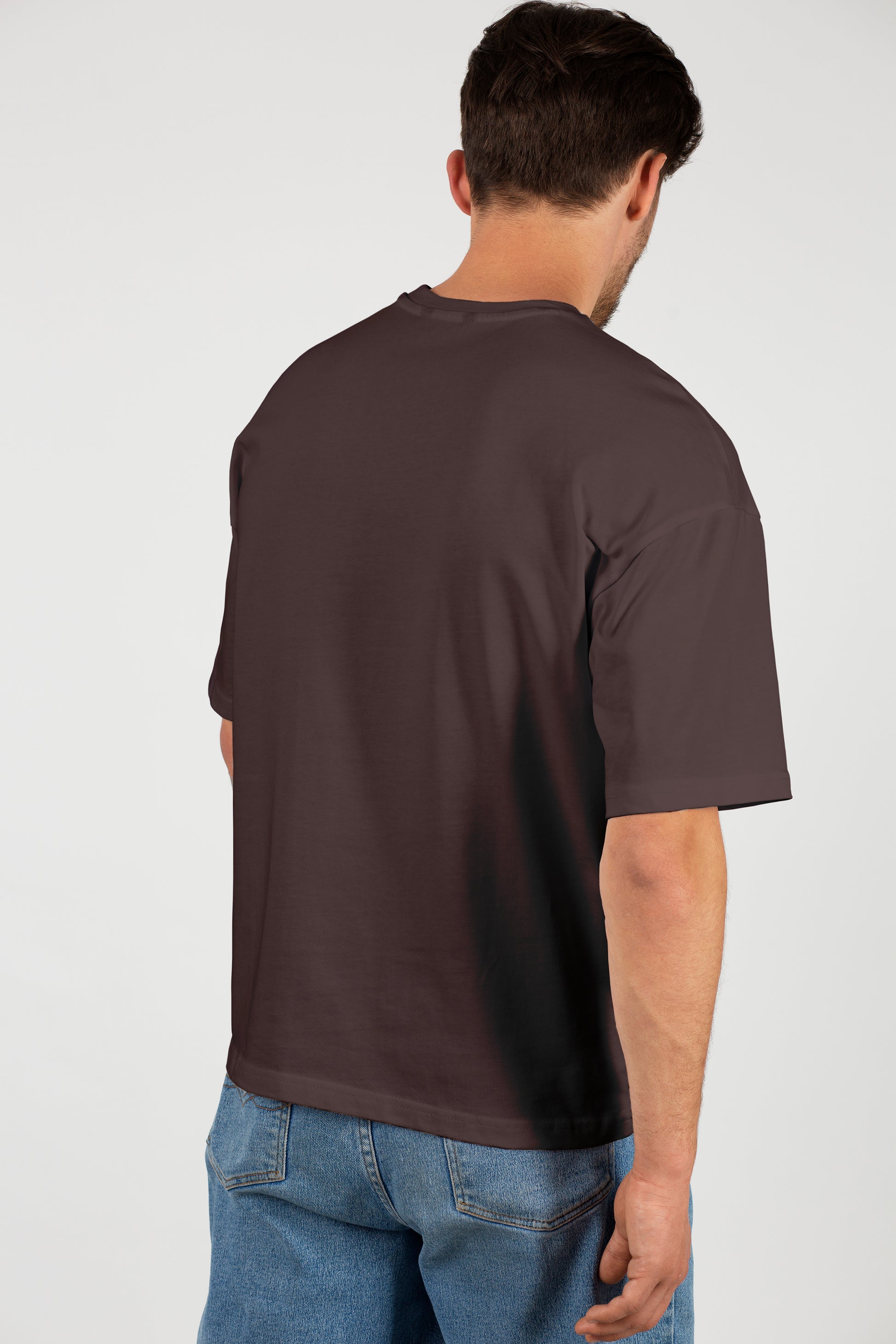 Dolce Vio Luxe French Terry Tee - Cocoa Bean