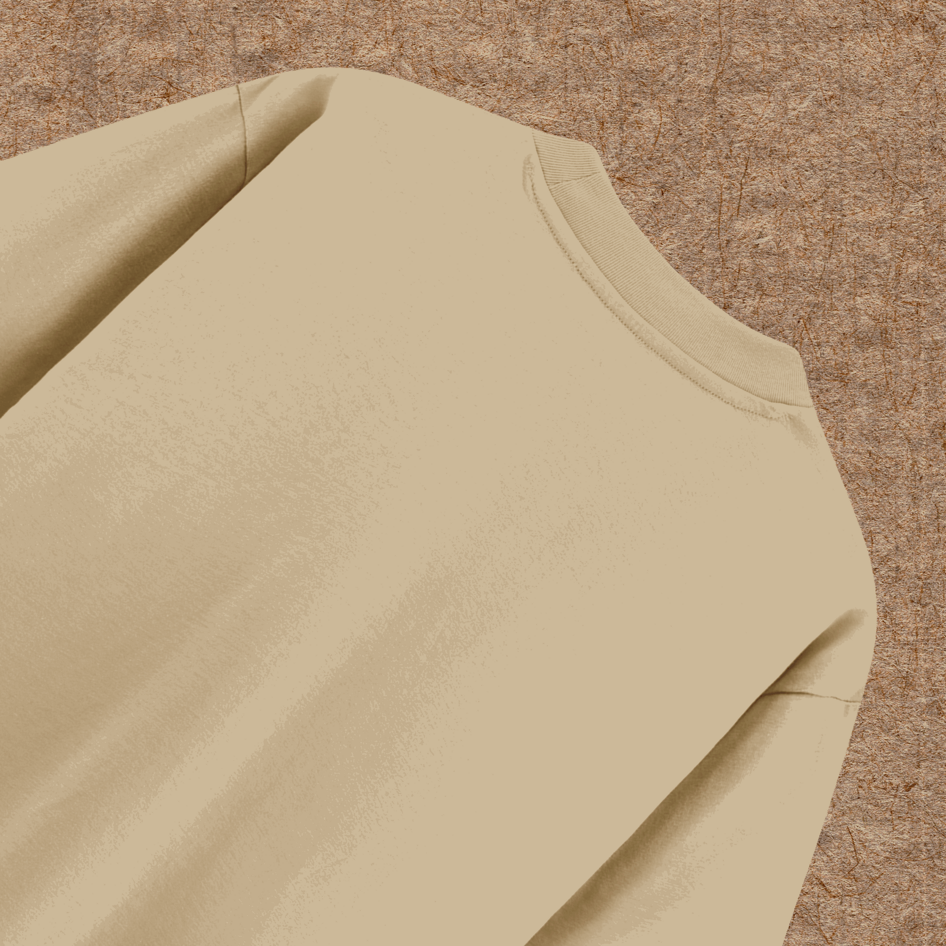 Dolce Vio Luxe French Terry Tee - Desert Beige