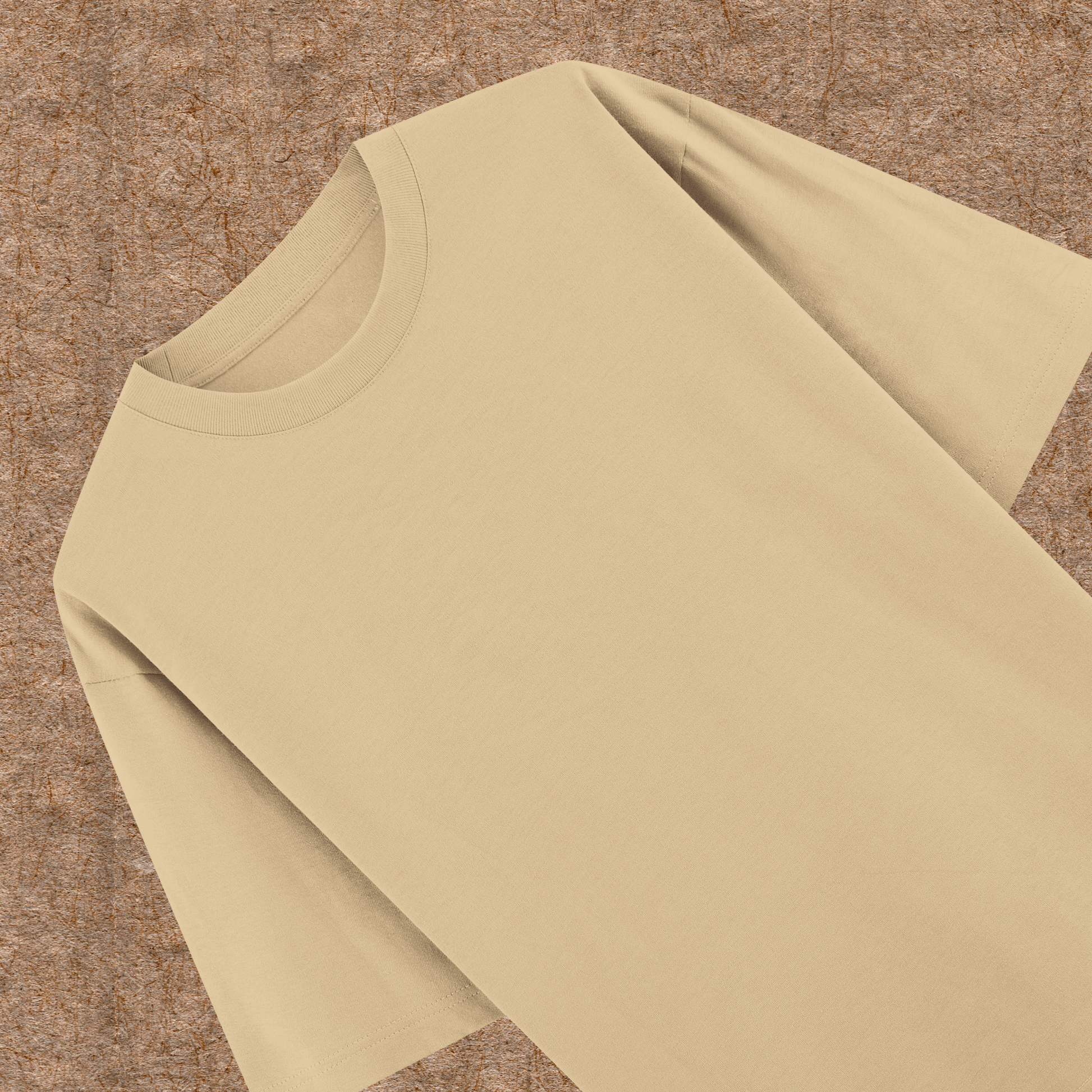 Dolce Vio Luxe French Terry Tee - Desert Beige