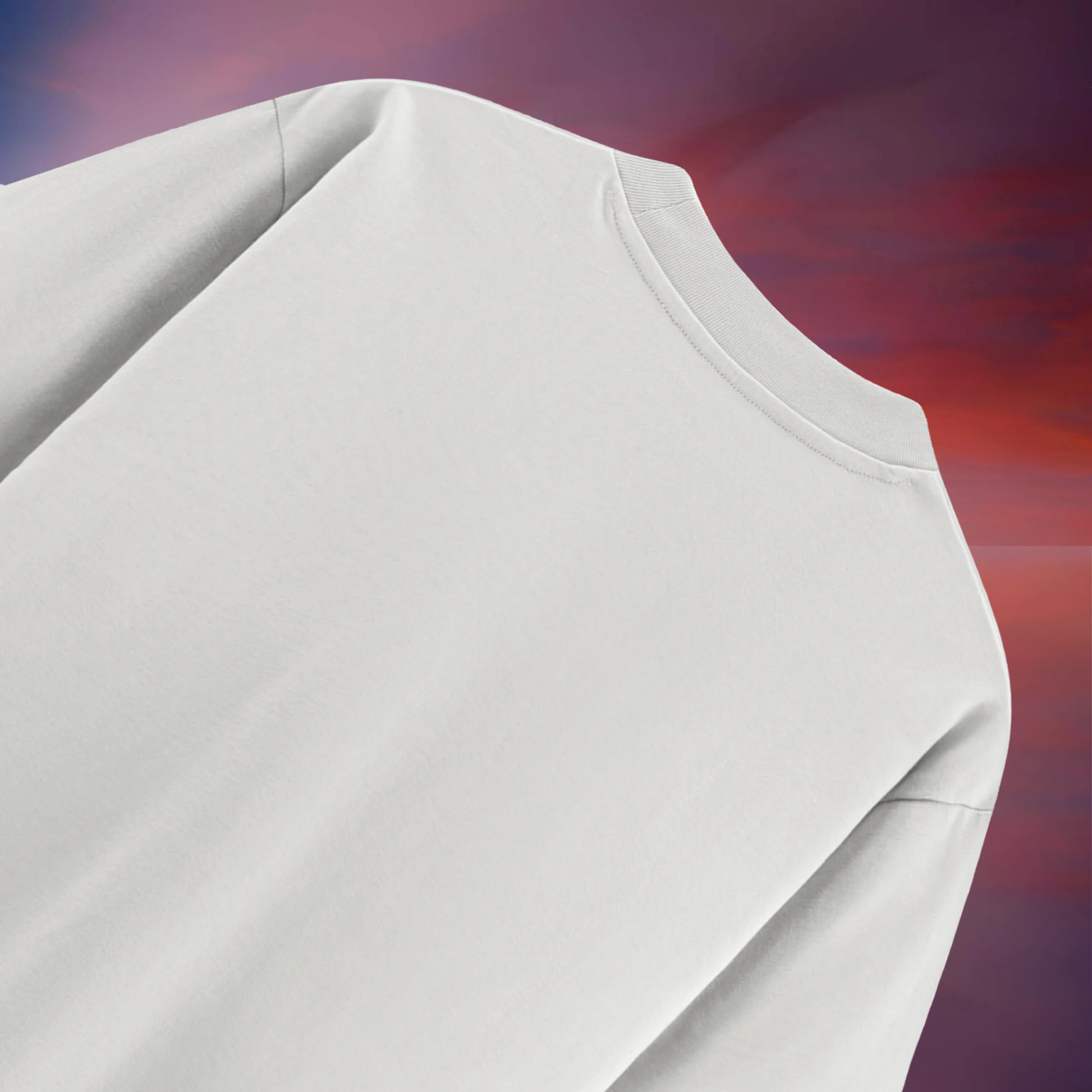 Dolce Vio Luxe French Terry Tee - Ivory Cloud