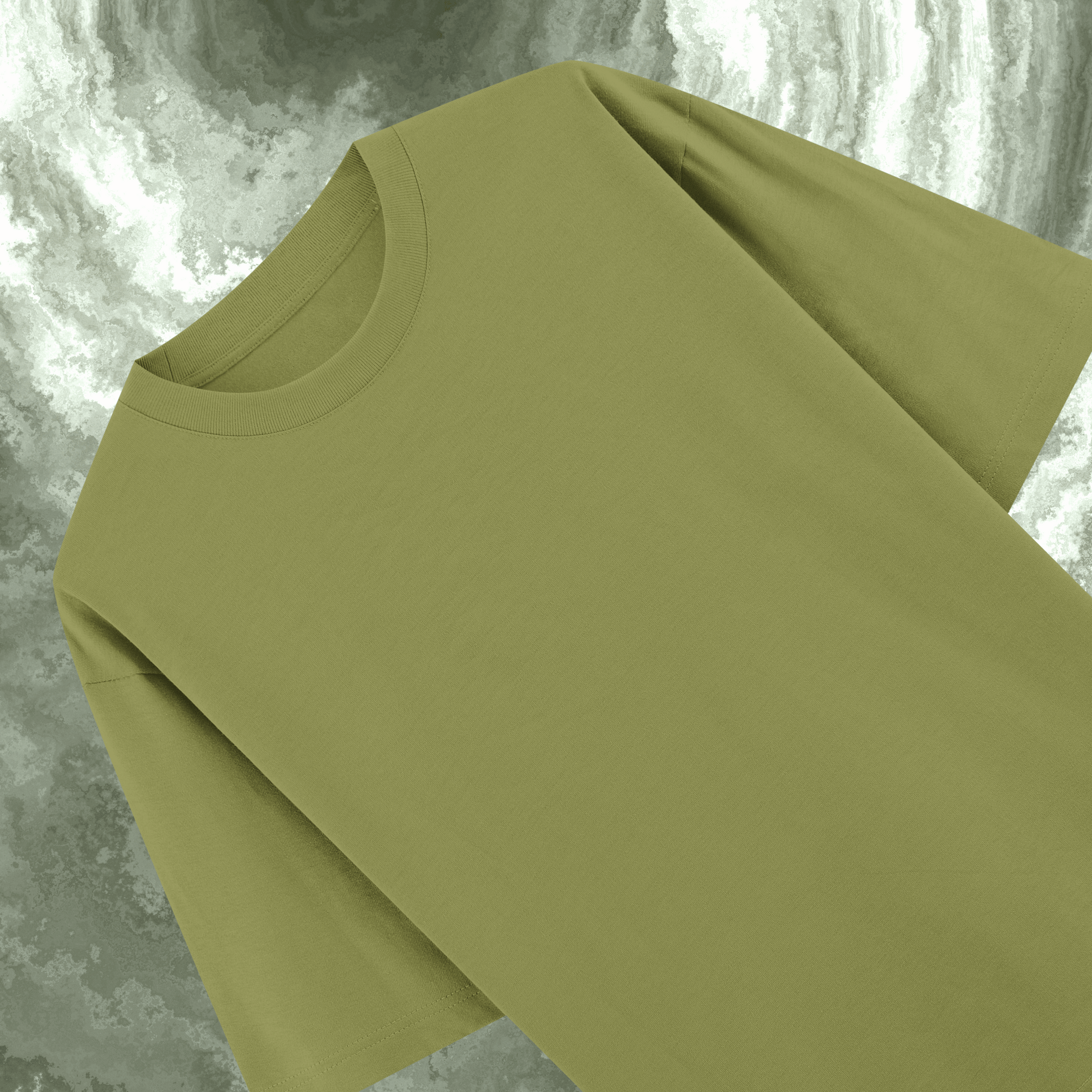 Dolce Vio Luxe French Terry Tee - Olive Green