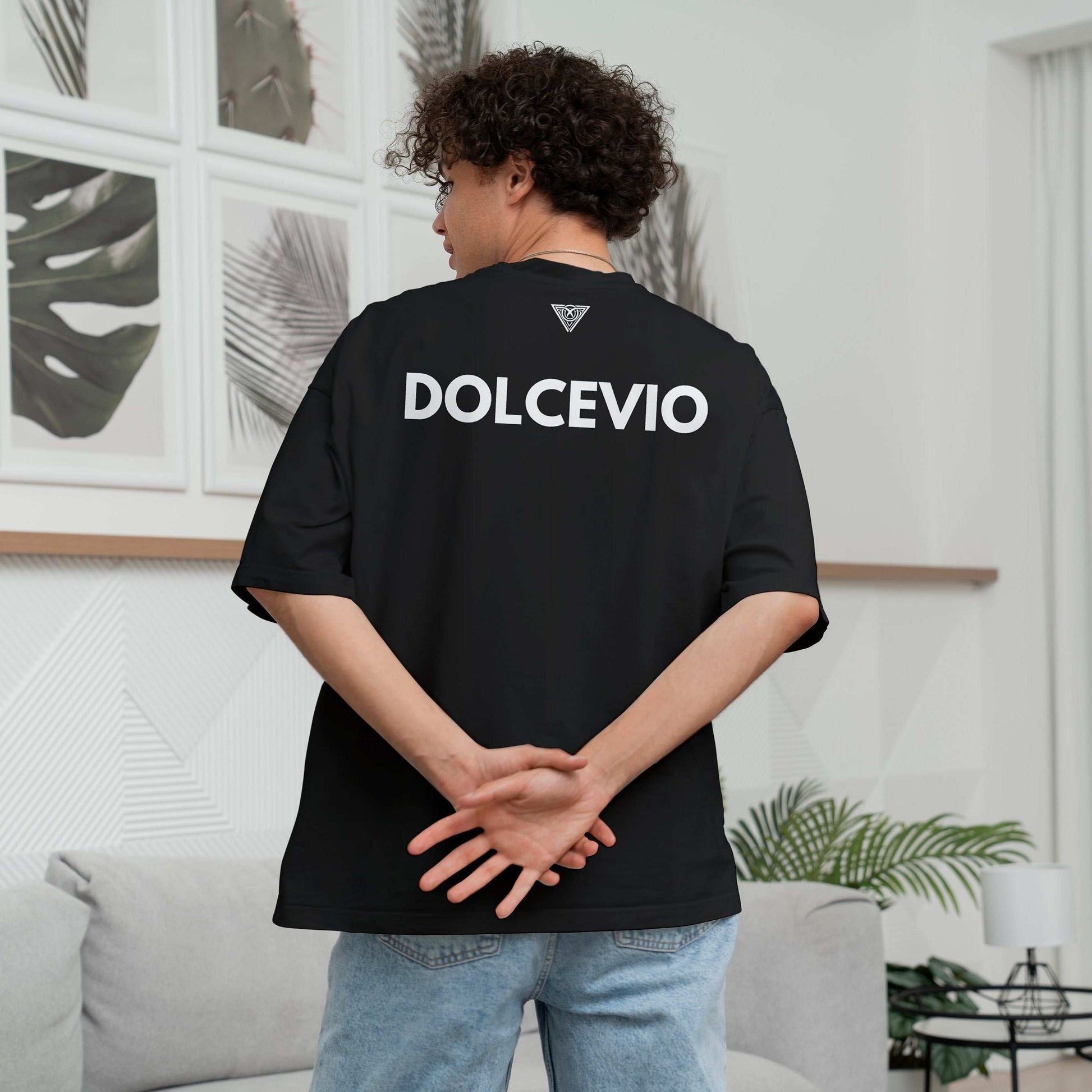 Dolce Vio Signature "Bold D" Black Tee