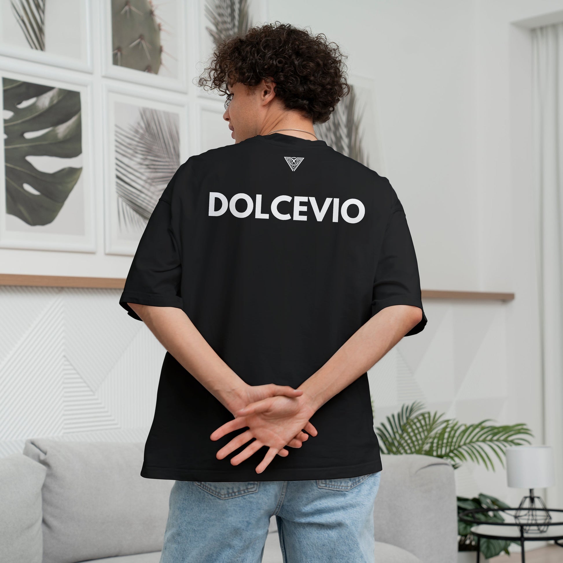 Dolce Vio Signature "Bold D" Black Tee