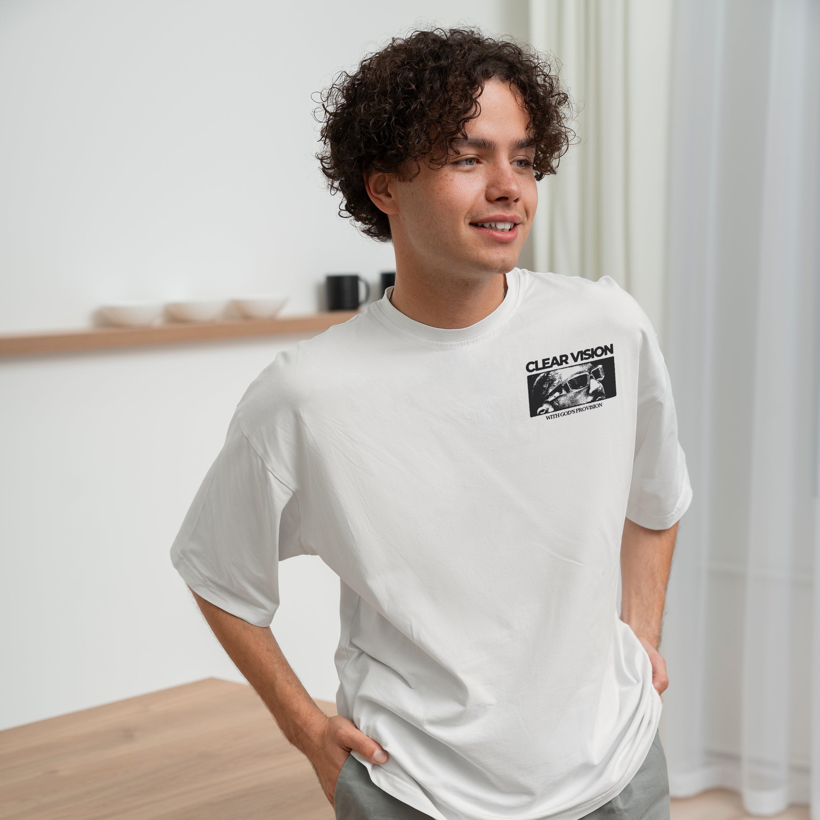 Dolce Vio "Dual Perspective" Graphic White T-Shirt