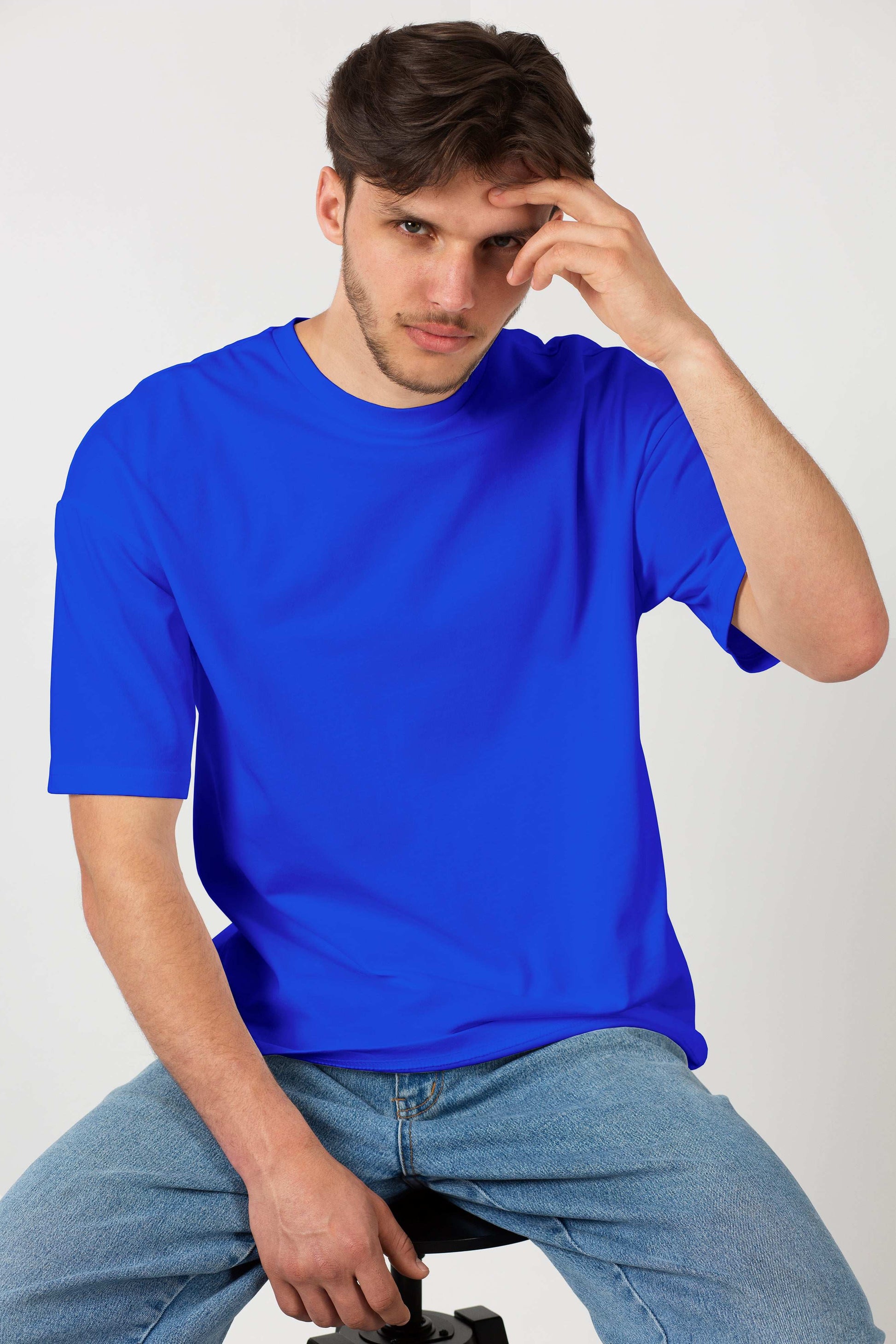 Dolce Vio Luxe French Terry Tee - Royal Blue