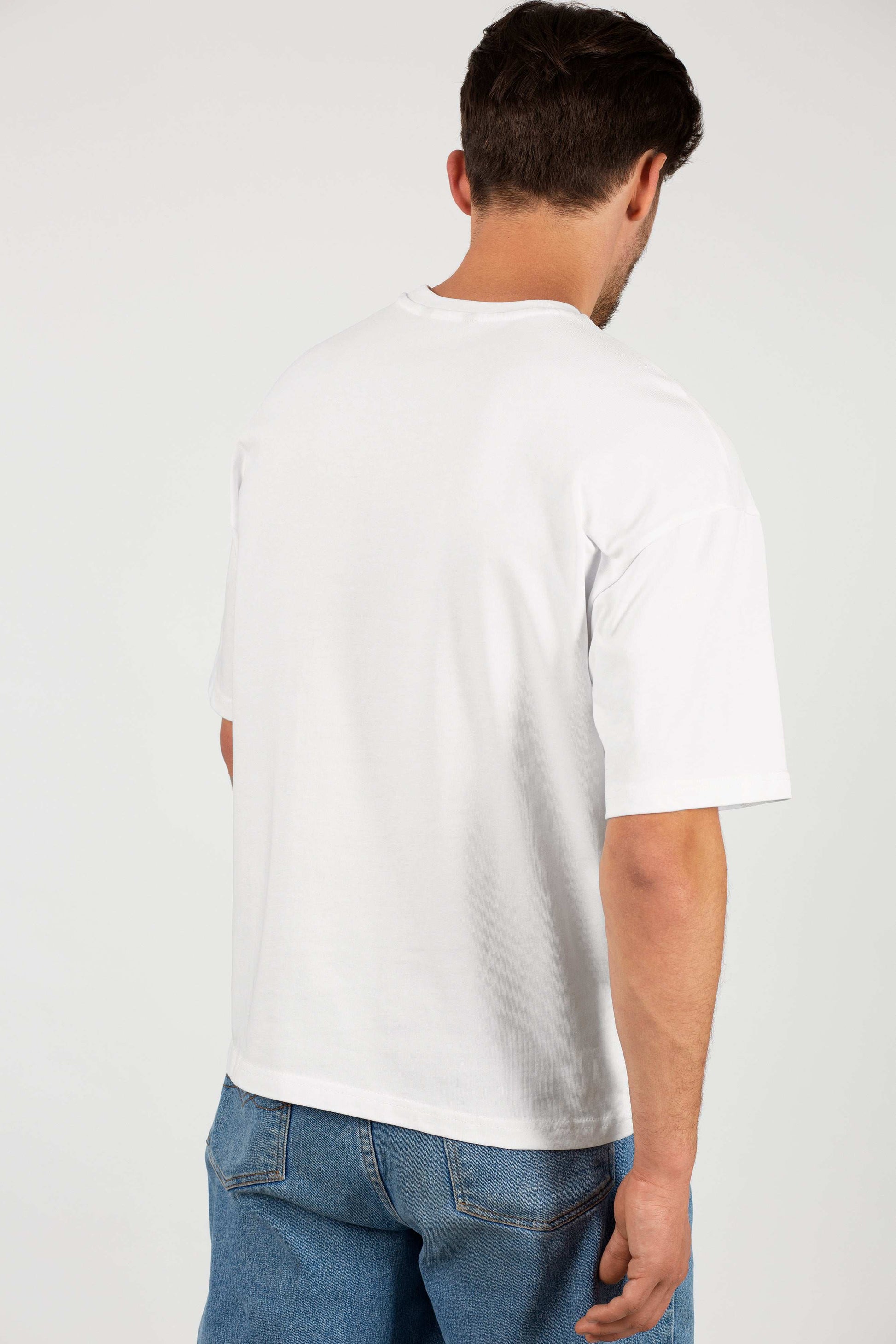 Dolce Vio Luxe French Terry Tee - Ivory Cloud