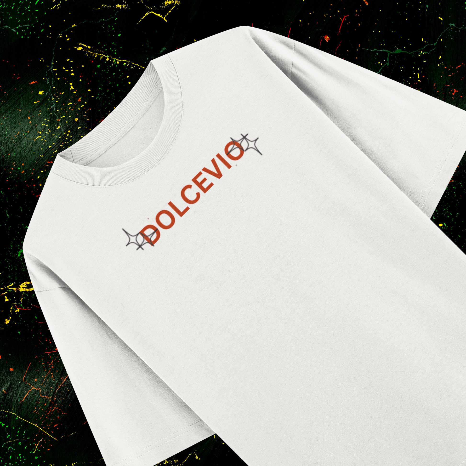 Delca Vio "Divine Wings" Graphic White T-Shirt